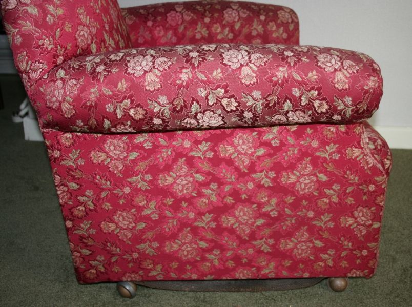 Antique Vintage small floral bedroom arm chair on eBid United Kingdom