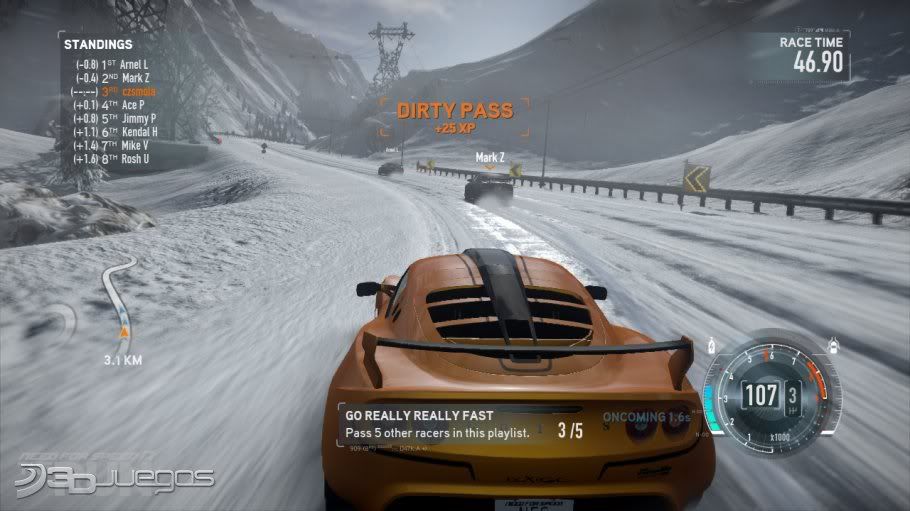 screenshot Need For Speed The Run
