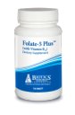 Folate-5 Plus  (with B12) (120 T) by Biotics Research
