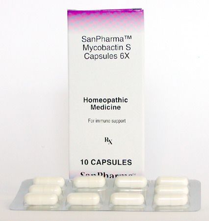 MycobaSAN (mycobacterium phlei) 10 Capsules 6X by San Pharma