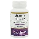 Vitamin K2 and D3 60sg by Bioclinic Naturals