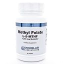 Methyl Folate (L-5-MTHF) 1,000mcg 60t by Douglas Labs