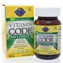 Vitamin Code RAW K-Complex 60c by Garden of Life