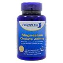 Magnesium Chelate 200mg 120c by Patient One MediNutritionals