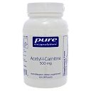 Acetyl-L-Carnitine 500mg 60c by Pure Encapsulations