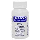 Beta Carotene (w/ mixed carotenoids) 90sg by Pure Encapsulations