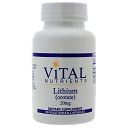 Lithium (orotate) 20mg 90c by Vital Nutrients