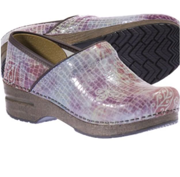 Rose Floral Dansko Patent