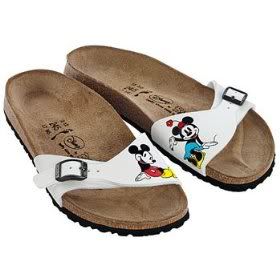 Birkis Disney Collection Mickey and Minnie Menorca Sandals