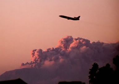 Flying through a Volcanic Ash Pictures, Images and Photos