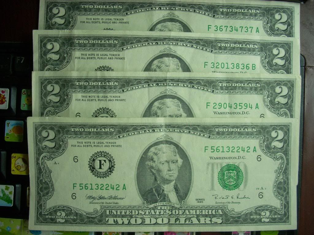 2$ 1928 , 1953 , 1963 , 1976 , 2003 , 1 & 2 Euro , tiền VN series đẹp và các loại - 33