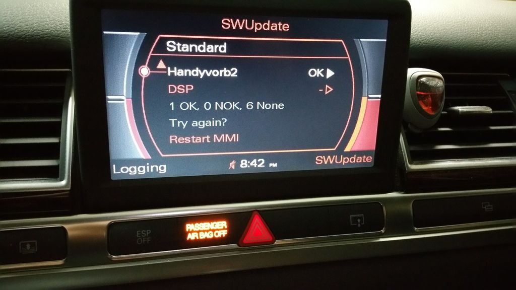 How to update audi mmi software