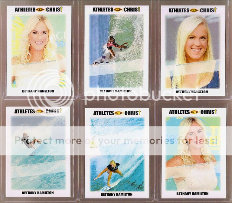 BETHANY HAMILTON RC 2011 card Soul Surfer w/AUTO swatch  