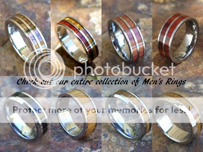 10.5, Size Jay Seiler Stainless Steel Sterling Silver Inlay 8mm Polished Band