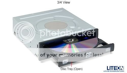 Internal 5.25 Black SATA CD/DVD±R±RW±DL ROM RAM Dual Layer 24X 