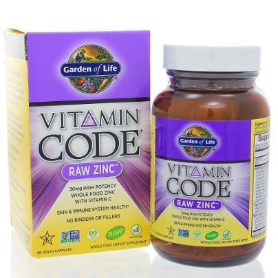 Vitamin Code RAW Zinc 60c by Garden of Life-RP_GO0118_0NDE0