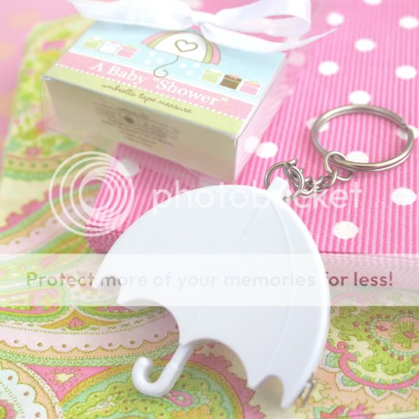 Baby Shower Umbrella Tape Measure  