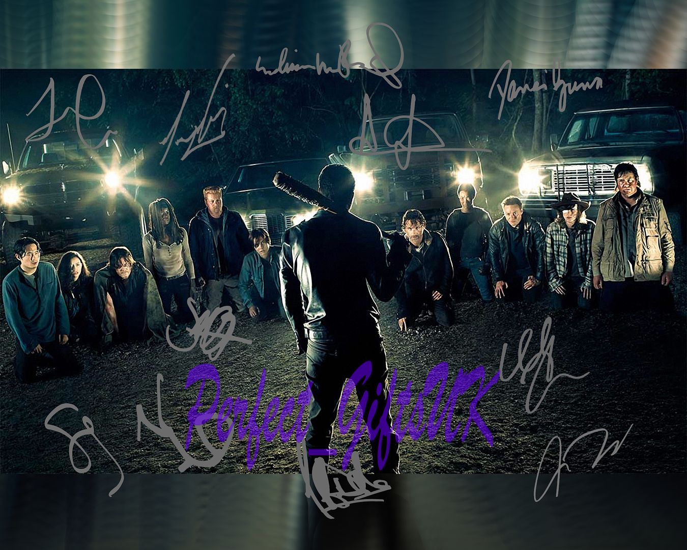 Norman Reedus Jeffrey Dean Walking Dead Signed Autographed A4 Poster Memorabilia
